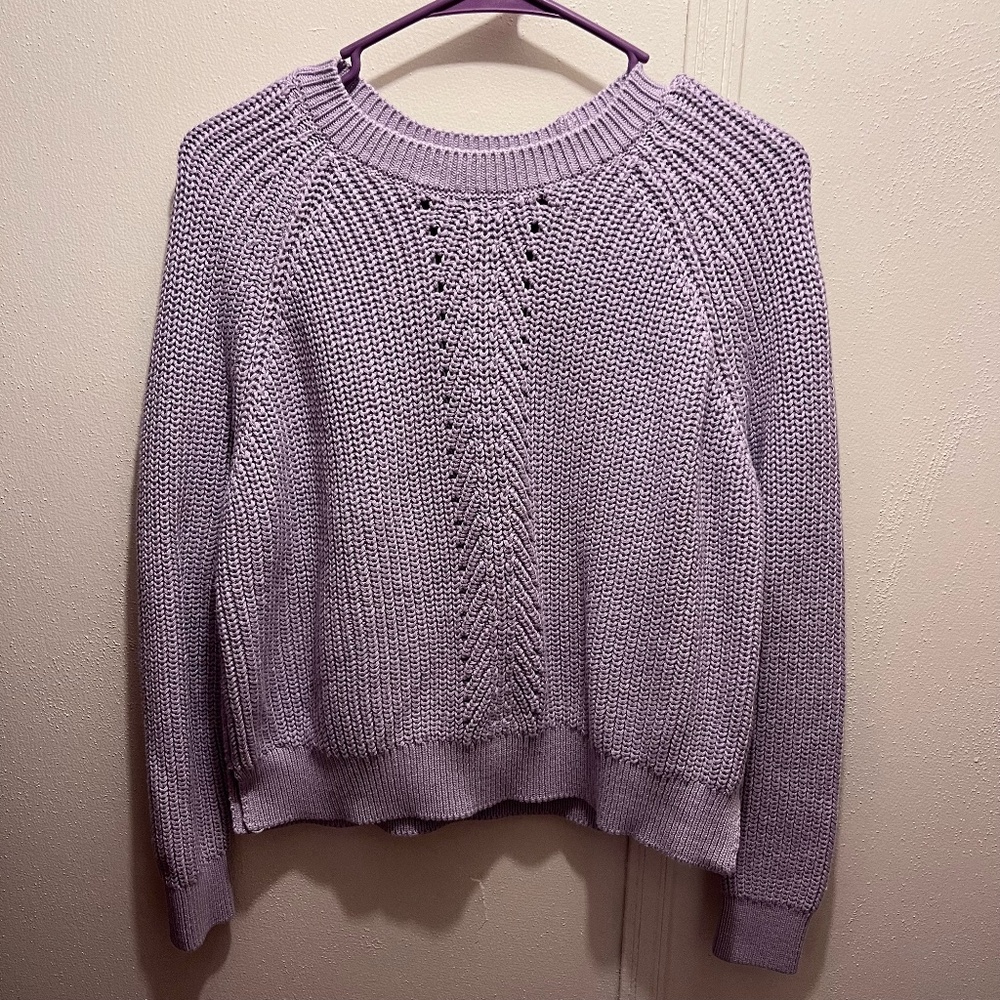 Topshop Lilac Purple Knit Sweater